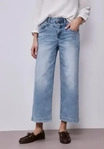 Street One CCA3802991767532D, Street One High Waist Wide Leg Jeans im Loose Fit Blau