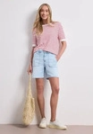 Street One CCA3803061769227, Street One Straight Leg Shorts im Casual Fit Blau