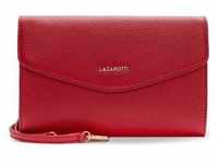 Lazarotti - Bologna Leather Clutch Tasche Leder 23 cm Rot Damen
