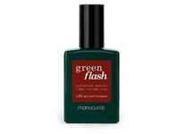 manucurist - GREEN Flash LED Gel Nail Lacquer Nagellack 15 ml Dark Pansy