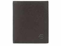 Piquadro - Black Square Geldbörse RFID Schutz Leder 8.5 cm Portemonnaies Braun