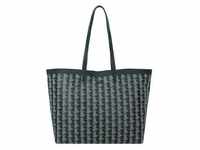 Lacoste - Handtasche 'Zely Monogram Tote With Matching Pouch' Polyacryl Shopper Grün