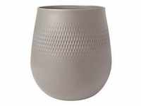 Villeroy & Boch - Vase Carré groß Manufacture Collier taupe Vasen