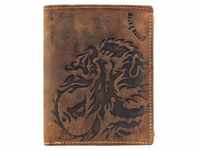 Greenburry - Vintage Dragon Geldbörse Leder 10 cm Portemonnaies Herren