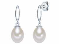 Valero Pearls - Perlen-Ohrstecker Sterling Silber Süßwasser-Zuchtperle in Silber