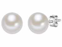 Valero Pearls - Perlen-Ohrstecker Sterling Silber Süßwasser-Zuchtperle in Silber