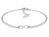 Elli - Infinity Symbol Love Unendlich 925 Sterling Silber Armbänder & Armreife Damen
