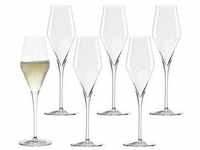 Stölzle Lausitz - Quatrophil Champagnergläser 6er Set Gläser