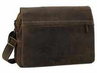 Greenburry - Umhängetasche Vintage A4 Tasche Laptoptaschen Braun Herren