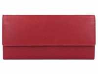 Esquire - New Line Geldbörse RFID Schutz Leder 18.5 cm Portemonnaies Rot Damen