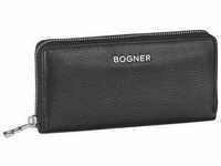 Bogner - Andermatt Ela Geldbörse RFID Leder 18,5 cm Portemonnaies Schwarz Damen