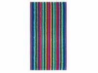 Cawö - Waschlappen 'Life Style Stripes' Baumwolle Handtücher Blau