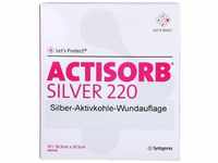 EMRA-MED Arzneimittel - ACTISORB 220 Silver 10,5x10,5 cm steril Kompressen Pflaster