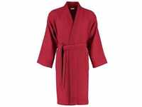 Möve - Möve Bademäntel unisex Kimono Homewear ruby - 075 Dunkelrot