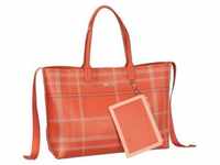 Tommy Hilfiger - Handtasche Iconic Tommy Tote Check PF22 Shopper Rot Damen