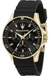 Maserati Chronograph Edelstahl, Aluminium schwarz Herren 