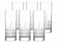 Stölzle Lausitz - New York Bar Manhattan Longdrinkbecher 6er Set Gläser