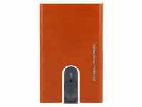 Piquadro - Blue Square Kreditkartenetui RFID Leder 6 cm Portemonnaies Orange Herren