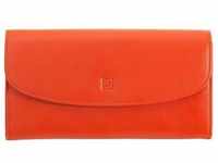 DuDu - Colorful Gandia Geldbörse RFID Leder 19 cm Portemonnaies Orange Damen
