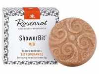 Rosenrot - Festes Duschgel Men ShowerBit® - Bitterorange 60g
