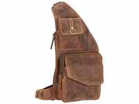 Greenburry - Sling Bag Vintage 1559 Bodybag Umhängetaschen Braun Herren