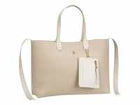Tommy Hilfiger - Shopper Iconic Tommy Tote Wool FA23 Nude Damen