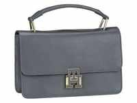 Tommy Hilfiger - Handtasche Pushlock Leather Crossover FA23 Handtaschen Grau Damen