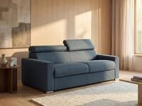 Vente-unique Schlafsofa 4-Sitzer - Liegefl&auml;che mit Lattenrost: 160 cm -...