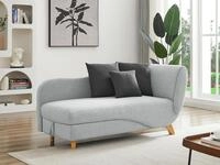 Vente-unique Recamiere mit Schlaffunktion & Stauraum - linksseitig - Stoff -...
