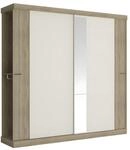 Vente-unique Kleiderschrank mit 2 Schiebet&uuml;ren + Spiegel - B. 231 cm -...