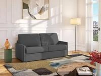 Vente-unique Schlafsofa 3-Sitzer - Liegefl&auml;che: 140 cm - Matratzenh&ouml;he: 14 cm -