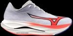 Mizuno WAVE REBELLION FLASH 3 Laufschuhe Herren White/Fiery Coral 2/Iris Bloom 39