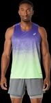 ASICS ROAD FADE SINGLET Herren Cobalt Burst/Illuminate Green L 2011D522-401.07L