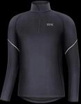 GORE WEAR MID LONG SLEEVE ZIP SHIRT Herren Schwarz S 100530-9900.05S