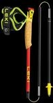 LEKI ULTRATRAIL FX.ONE SUPERLITE Trailrunningst&ouml;cke Unisex Bright Red-Neonyellow-Nat