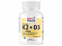 ZeinPharma Vitamin K2 MK-7 100µg + Vitamin D3 400 I.E. (60 Kapseln) 4260085382804