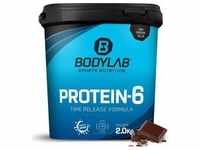 Bodylab24 Protein-6 - 2000g - Schokolade, Grundpreis: &euro; 35,- / kg
