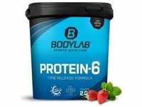 Bodylab24 Protein-6 - 2000g - Erdbeer, Grundpreis: &euro; 35,- / kg