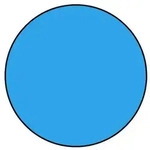 1,20m / 3,60m / 0,50mm Poolfolie Rund in Standard Blau ohne Biese