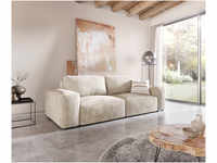 DELIFE Big-Sofa Lanzo L 260x110 cm Cord Beige, Big Sofas