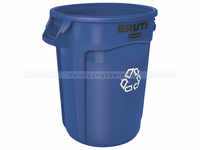 Mülltonne Rubbermaid Brute Container 121 L blau mit Handgriffen, sehr