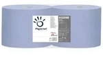 Putztuchrolle Papernet Tissue 2 lagig blau 360 m 21,5x36 cm, 1000 Abrisse/Rolle, 2
