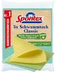 Schwammtuch Spontex Classic PEFC 18 x 25 cm 5er Pack saugstarkes Schwammtuch,