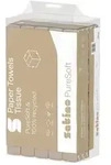 Papierhandt&uuml;cher Wepa Satino PureSoft PT3 beige 24x23 cm (ZZ)/ V-Falzung,...