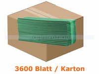 Papierhandtücher CWS 3600 Blatt grün Recycling 25x31 cm Papierhandtuch in