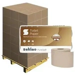 Wepa Satino Pure Soft recycling 3-lagig Toilettenpapier soft beige 64...
