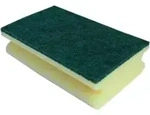 Vliesschwamm Sito Topfreiniger extra gro&szlig; gelb-gr&uuml;n 15x9x4,5 cm, gro&szlig;er