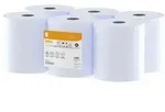 Handtuchrollen Wepa Satino HiCycle blau 20 cm x 150 m 6 Rollen/Paket,