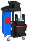 Reinigungswagen Arcora ECOBLACK 100 2x20 L stabiler Recycling...