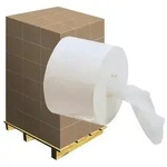 Toilettenpapier Gro&szlig;rolle hochwei&szlig; 2-lagig, Palette Palette mit 64 Pack a 6 Rollen